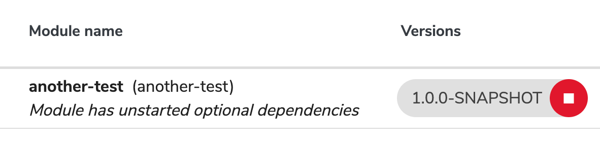 unresolved optional dependency message 