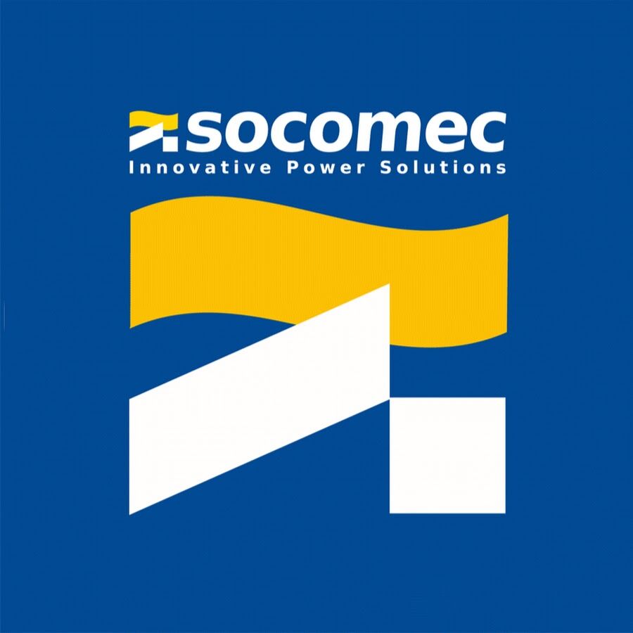 Logo SOCOMEC, cas client d'usine à sites